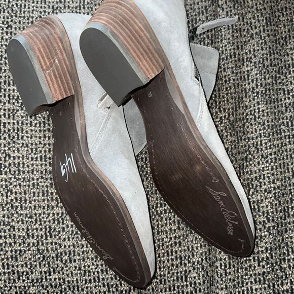 ✨ NWOT✨Sam Edelman Packer Gray Suede Ankle Boot✨ - Picture 6 of 7